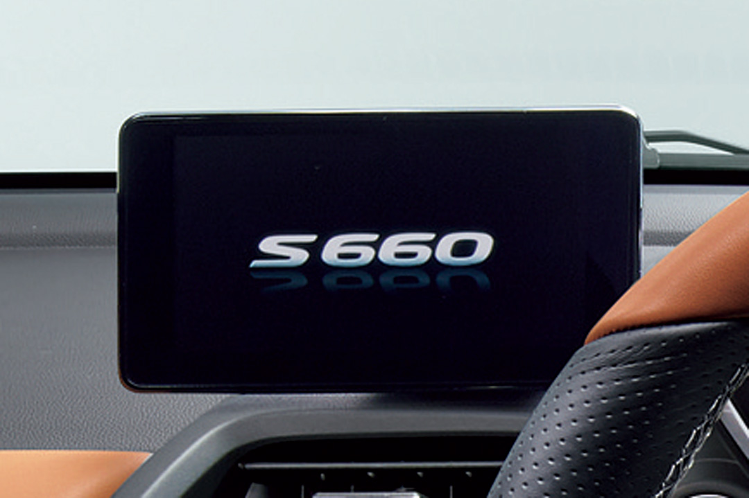 ホンダ S660 α ブルーノレザーエディション（センターディスプレイ）